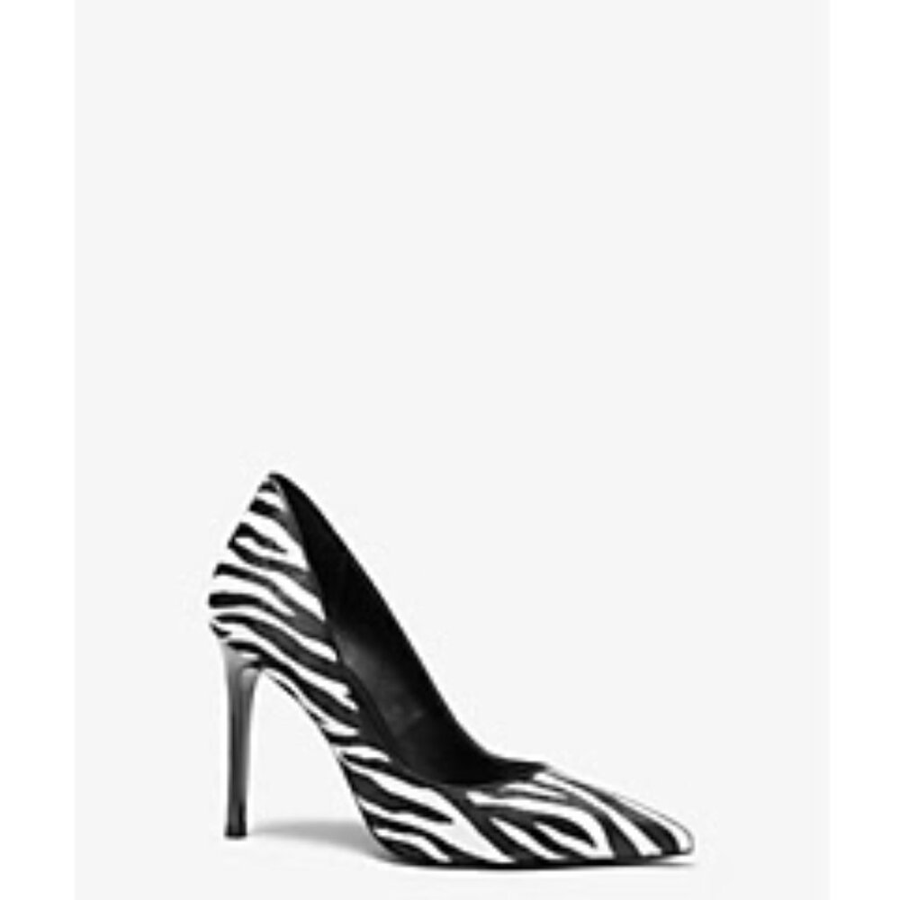 Michael Kors Keke zebra pump